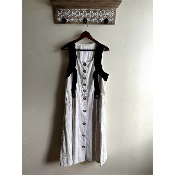 Rare Sailer-Trachten Linen German WOmen's Dirndl Oktoberfest Summer Long Dress